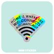 استیکر متالایز WI-FI