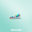 استیکر متالایز SMILE