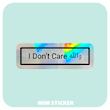 استیکر متالایز ولله I DONT CARE