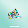 استیکر متالایز WHY DONT WE