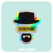 استیکر متالایز BREAKING BAD