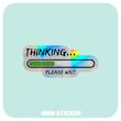 استیکر متالایز THINKING