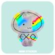 استیکر متالایز EXO