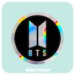استیکر متالایز BTS