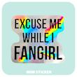 استیکر متالایز FANGIRL