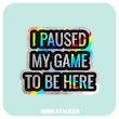 استیکر متالایز GAMING