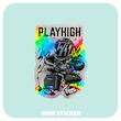استیکر متالایز PLAYHIGH