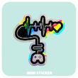 استیکر متالایز GAMING