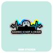 استیکر متالایز GAMING