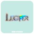 استیکر متالایز Lucifer