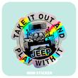 استیکر متالایز JEEP