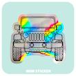 استیکر متالایز JEEP