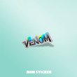 استیکر متالایز VENOM