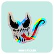 استیکر متالایز VENOM
