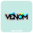 استیکر متالایز VENOM