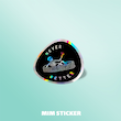 استیکر متالایز Never Better