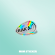 استیکر متالایز BAKA