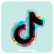 استیکر متالایز TIK TOK