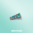 استیکر متالایز IROONI