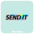 استیکر متالایز SEND IT