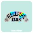 استیکر متالایز Hell Fire Club
