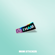 استیکر متالایز HAM