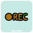 استیکر متالایز REC