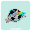 استیکر متالایز WORLD