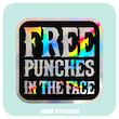 استیکر متالایز Free Punches