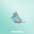 استیکر متالایز Ghost