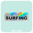 استیکر متالایز SURFING