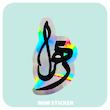 استیکر متالایز زهرا