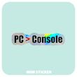 استیکر متالایز CONSOLE