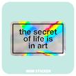 استیکر متالایز Art
