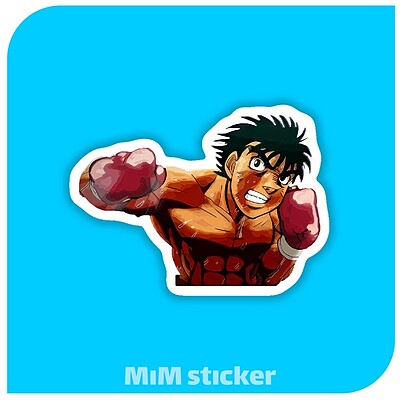 استیکر hajime no ippo