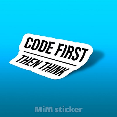 استیکر code first 