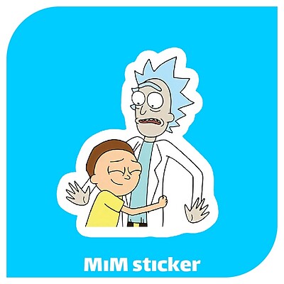 استیکر Rick and Morty