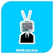 استیکر TV man