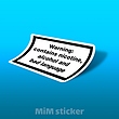 استیکر متن