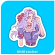 استیکر دخترونه