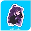 استیکر دخترونه