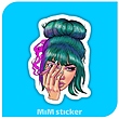 استیکر دخترونه
