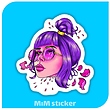 استیکر دخترونه