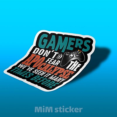 استیکر Gamer