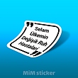 استیکر متن ترکی