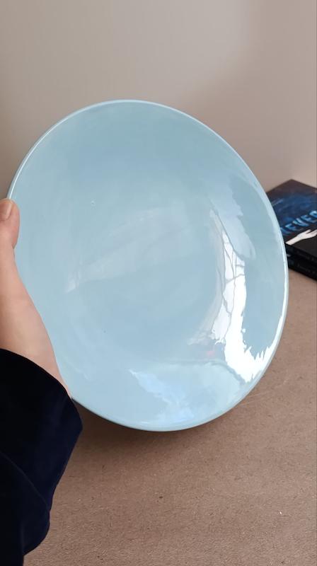 بشقاب ساده ابی 