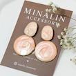 گوشواره میناکاری گلبهی