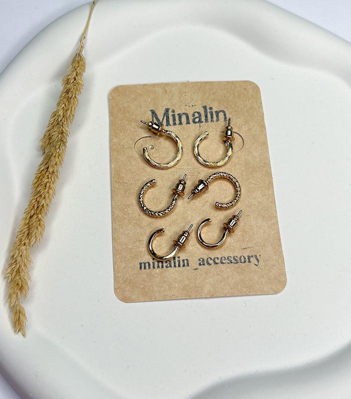 گوشواره سه جفتی 