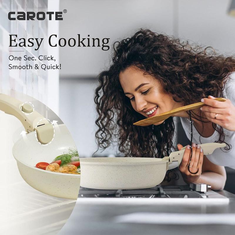 CAROTE – سرویس قابلمه و تابه ۵ پارچه کاروت