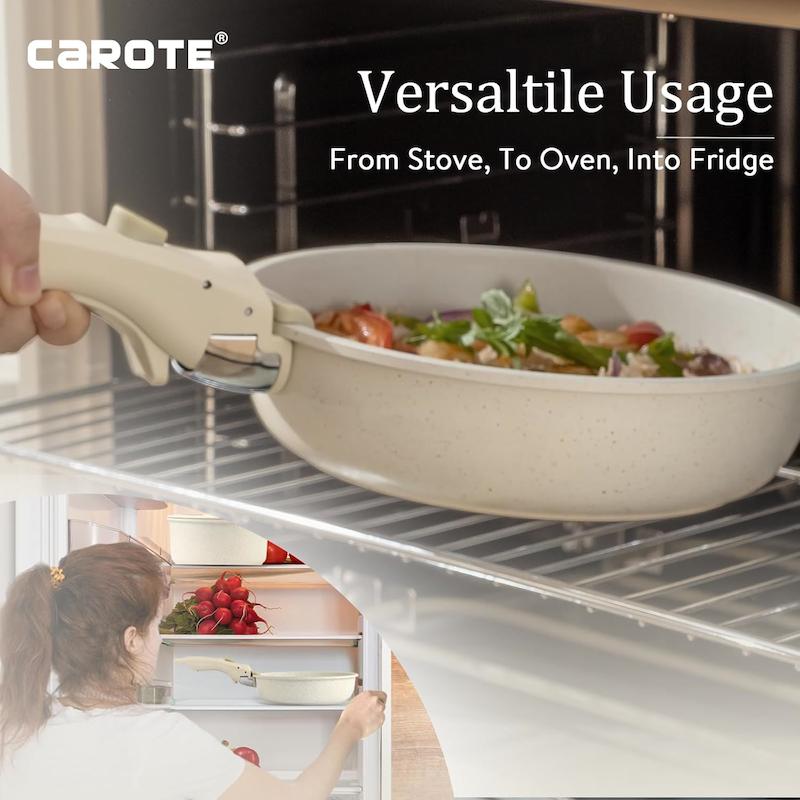 CAROTE – سرویس قابلمه و تابه ۵ پارچه کاروت